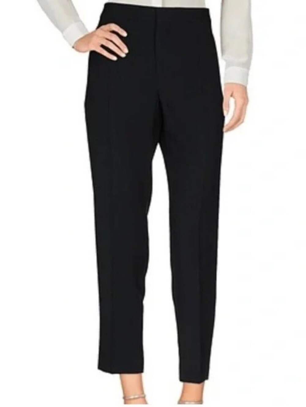Chole Ankle Length Black Trouser EUC